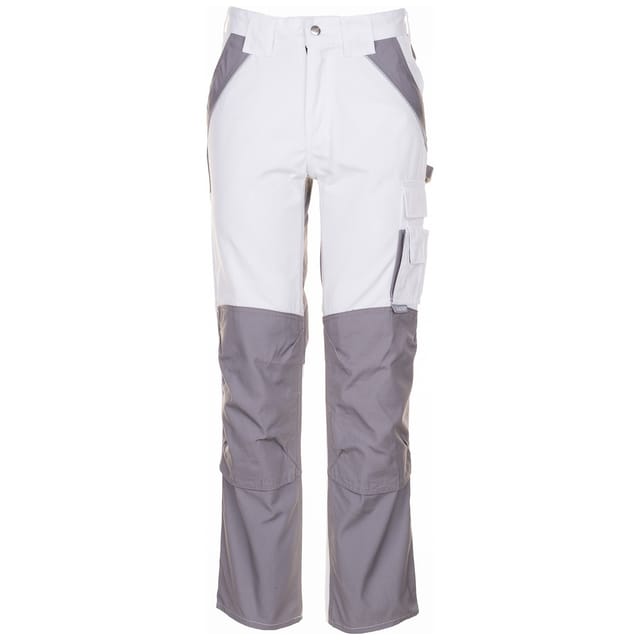 Planam Bundhose Plaline Gr. 50 Reinweiß/zink