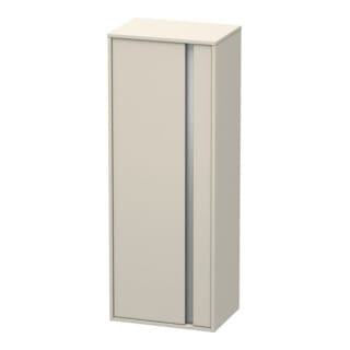 Du Hochschrank Ketho 360x500x1320mm 1 Tür, Ta Links, Taupe