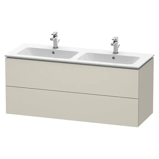 Duravit Waschtischunterschrank L-Cube (129 x 48,1 x 55 cm, Taupe)