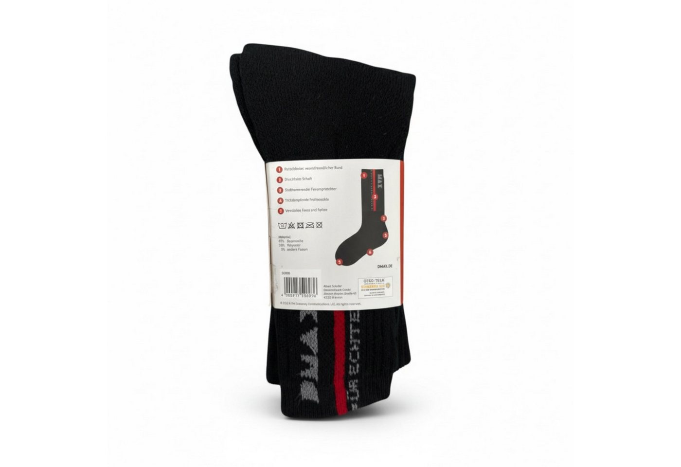 DMAX Arbeitssocken 4 Paar Arbeitssocken Herrensocken Allrounder Strümpfe Freizeitsocken Bild 4