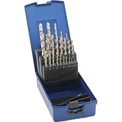 Spiralbohrer-set Din338 Hsse Geschliffen Typ N 1-10,5mm Fortis