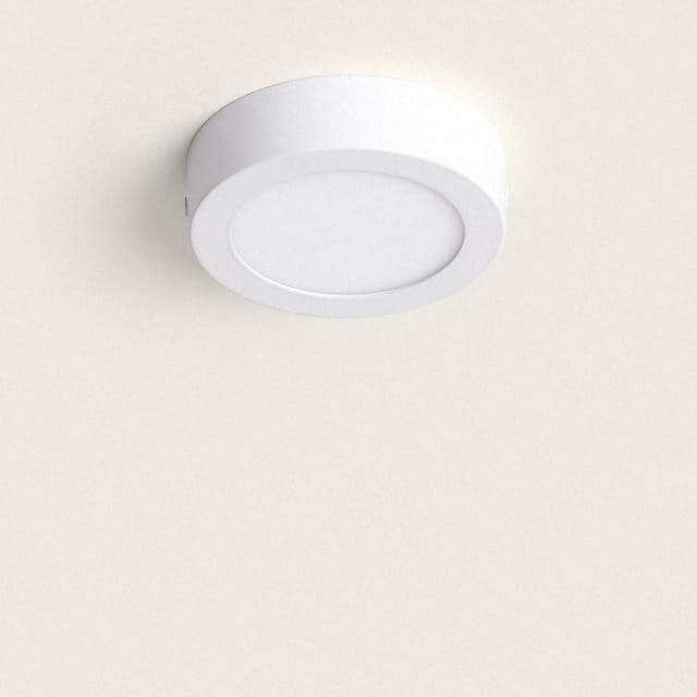 Efectoled - Led-deckenleuchte 6w Rund Superslim Wählbar Cct Ø110 Mm Wählbar (warm-neutral-kalt)