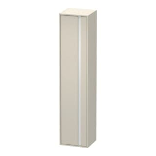 Du Hochschrank Ketho 360x400x1800mm 1 Tür, Ta Links, Taupe