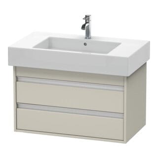 Du Wtu Wandhängend Ketho 455x800x480mm 2 Schka, Für 032985, Taupe