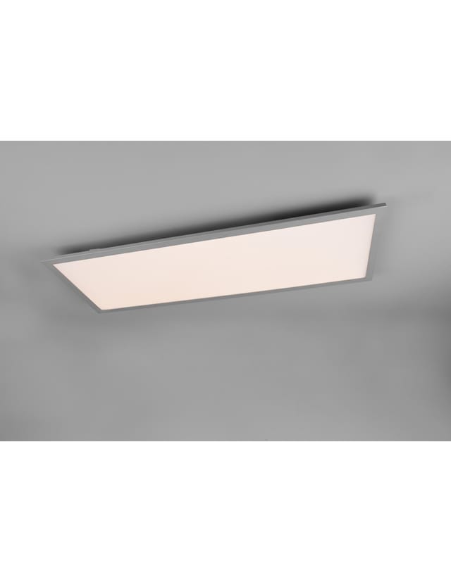 Rechteckige Led-deckenleuchte Nachtlichtfunktion Aluminium Range Trio Lighting
