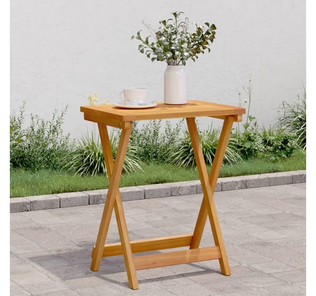 Vidaxl Gartentisch Klappbar 50x36x60 Cm Massivholz Akazie