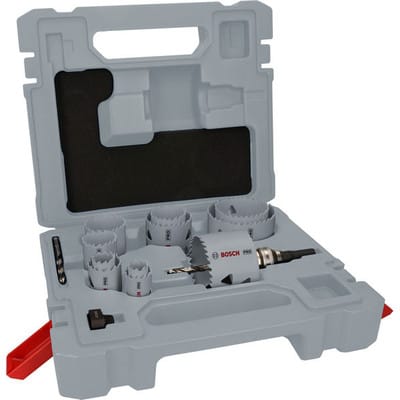 PRO Multi Material Lochsäge Q-Lock Aufsteckhalter-Set, 15-tlg.