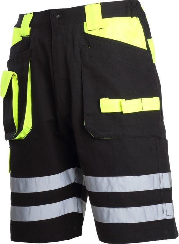 Lahti-pro Arbeitsshorts Schwarz Und Gelb Größe M