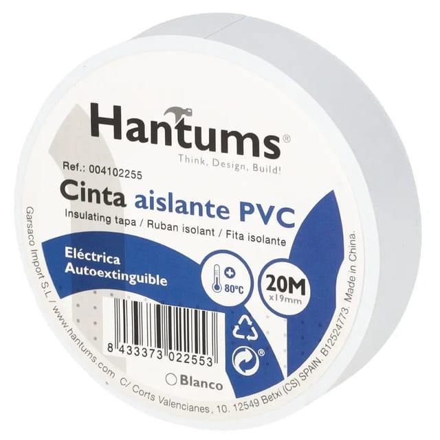 Weißes Pvc-klebeband 20x19mm 004102255