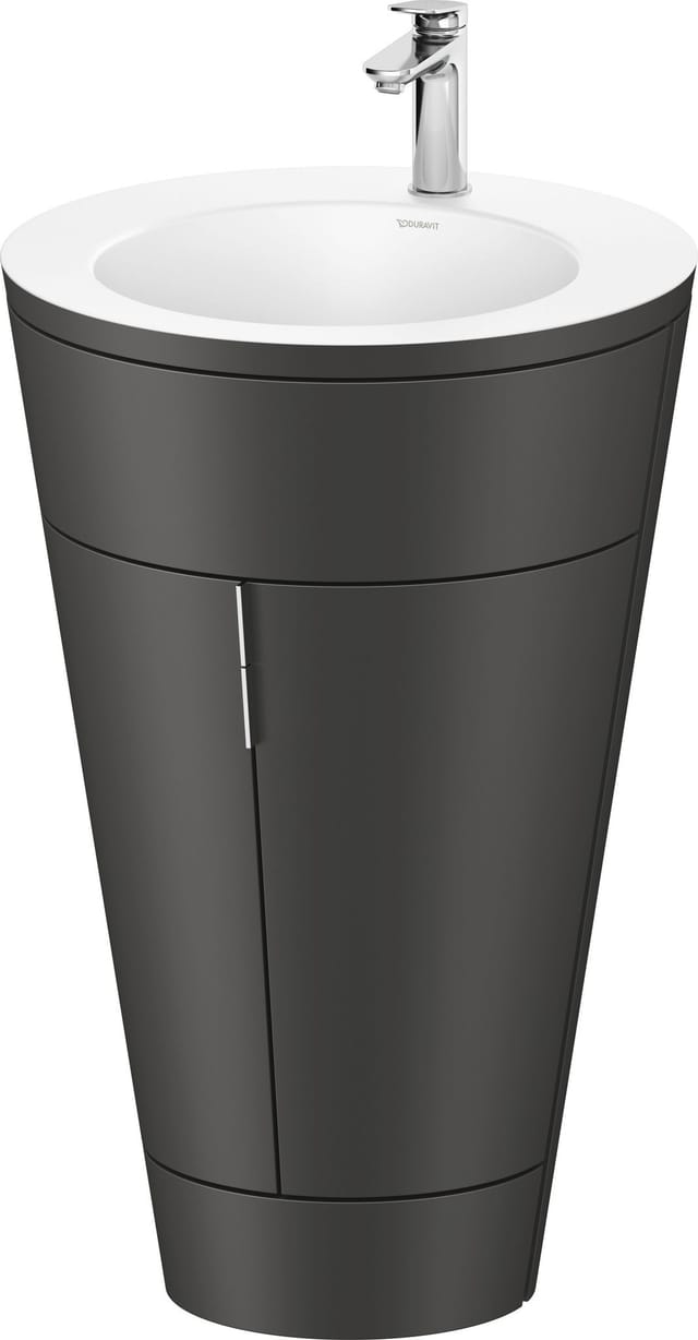 Duravit Starck 1 C-bonded Set Bodenstehend, Rund, 560x864x605mm,