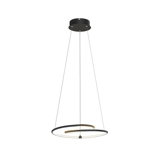 [gebraucht] B-ware Lindby Lucy Led-hängeleuchte Hängeleuchte Deckenlampe Deckenlampe Schwarz 45 Cm