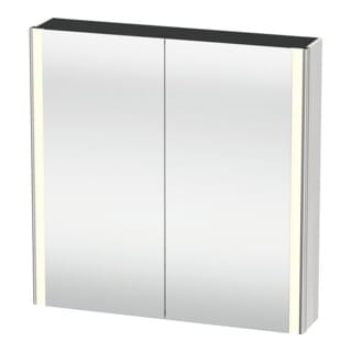 Du Spiegelschrank Xsquare M.beleuchtung 800x800x155mm, Weiß Hochgl.