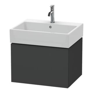 Duravit Waschtischunterschrank L-Cube 58,4x 45,9cm, graph ma, 1 Ausz., wandhängend