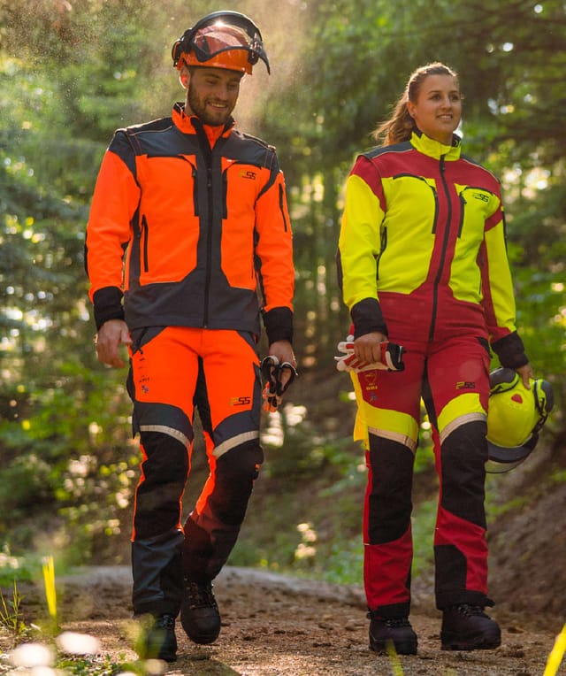 Pss - Schnittschutzhose X-treme Air Orange/grau Größe 62