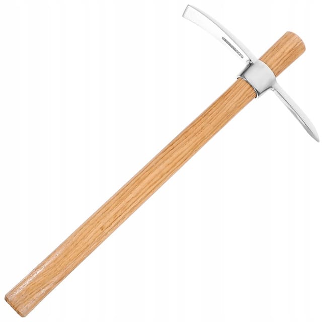 Edelstahl Holz Gartenhacke