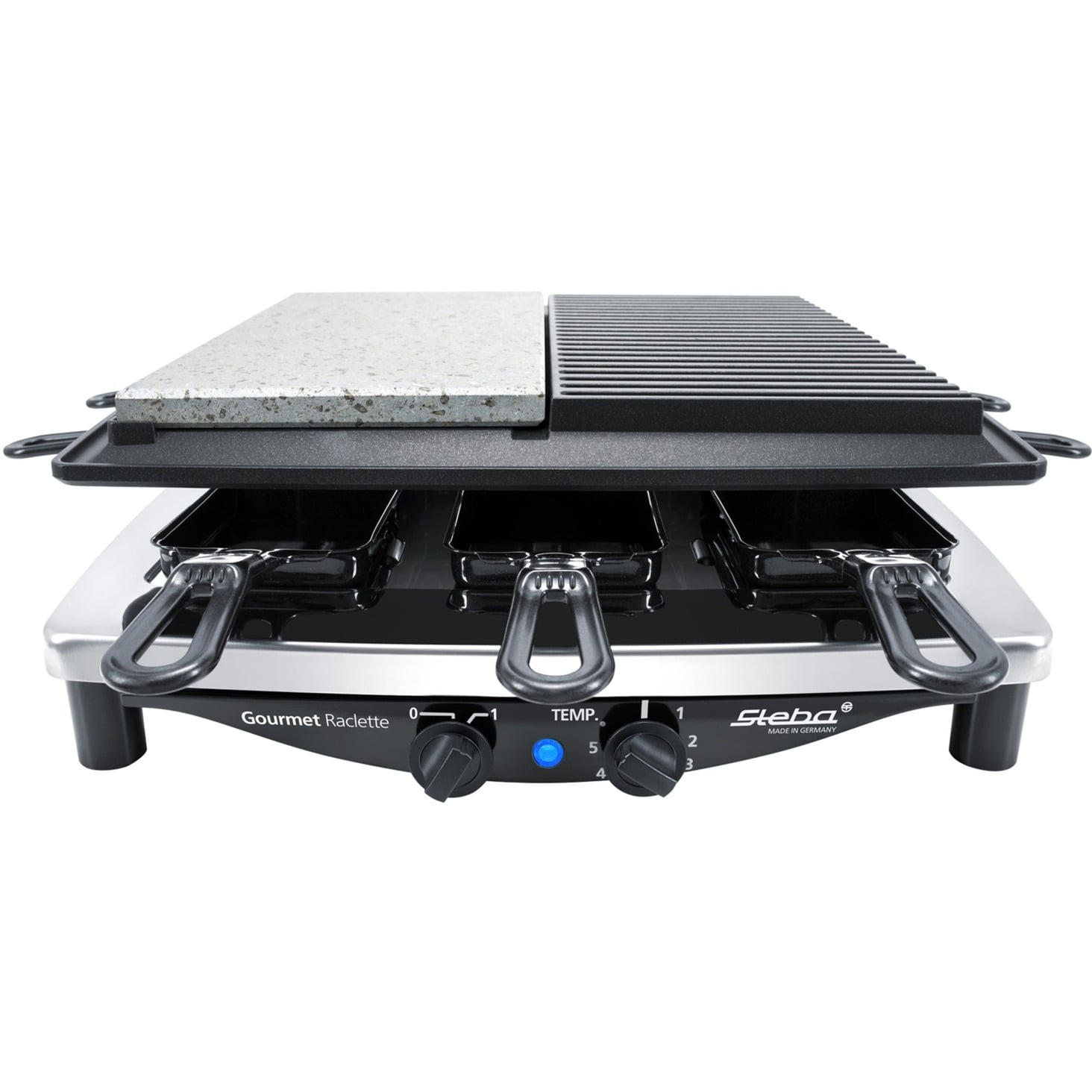 Steba - Rc 4 Plus Deluxe Chrom Raclette