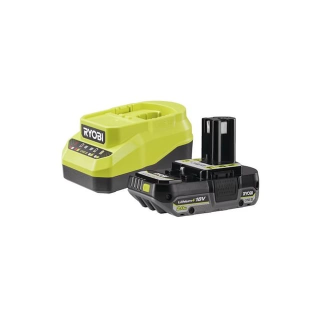 Ryobi Akku-Set »18V ONE+«, Starterset RC18120-120C, inkl. 1x 2,0 Ah Akku und 2,0 A Ladegerät - grau