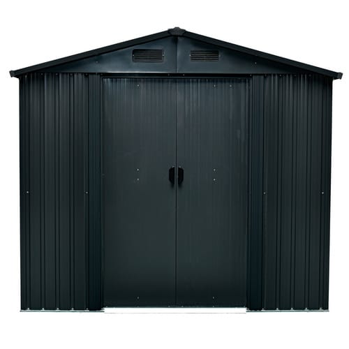 Metallgerätehaus, mit Satteldach, Gr.L, 236 x 174 x 206 cm, anthrazit - grau