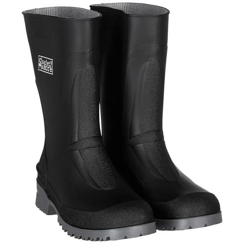 safety and more Arbeitsstiefel »Mega«, schwarz/grau, Polyvinylchlorid (PVC) - Größe 42