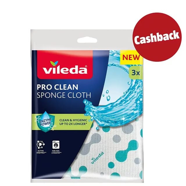 Vileda Schwammtuch Pro Clean 3er Pack