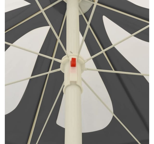 vidaXL Strandschirm Anthrazit 240 cm 314714
