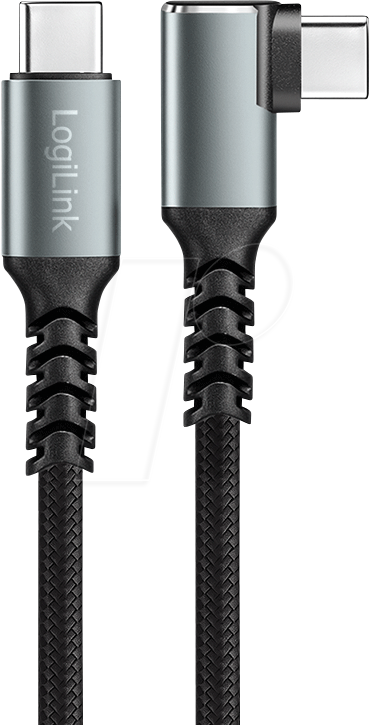 LOGILINK CU0271 - Sync- & Ladekabel, USB-C -> USB-C gew., 1,0 m, schwarz