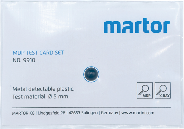 MART 9910.09 - MDP-PRÜFKARTENSET 9910