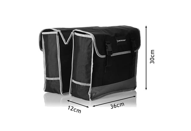 Dunlop - Double bicycle bag / pannier for the trunk