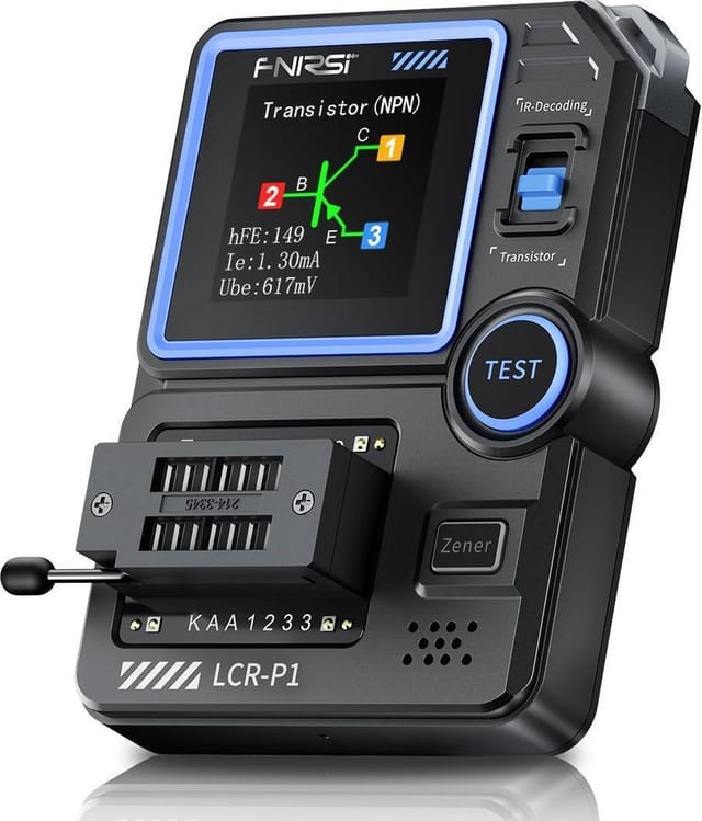 FNIRSI LCR-P1 Multifunctional Capacitor and Transistor Tester