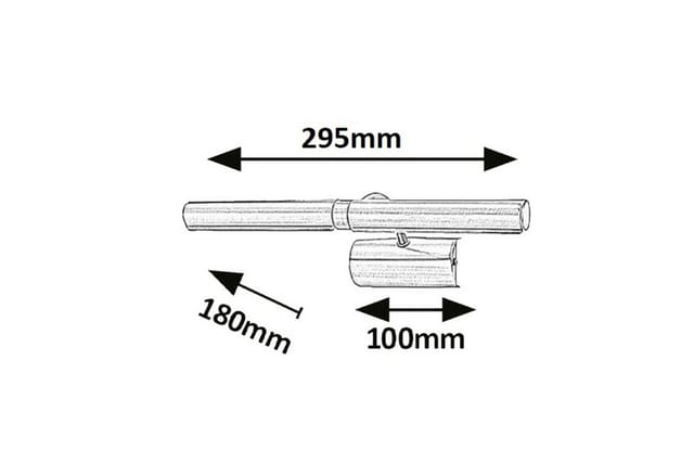 Rabalux Wandleuchte, warmweiß, Picture Light Wandleuchte Bilderleuchte