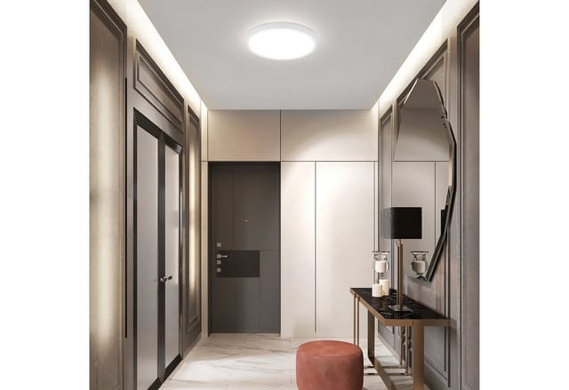 Nettlife LED Panel Kaltweiß Deckenleuchte Flach Rund Ø22cm Tageslichtweiß 6500K Panel, LED fest integriert, Kaltweiß, für Flur, Küche, Esszimmer, Wohnzimmer, Schlafzimmer, Kinderzimmer