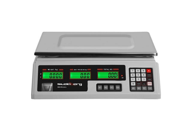 Steinberg Armaturen - Kontrollwaage Ladenwaage Marktwaage 40 Kg 2 G 33,9 X 23,3 X 0,6 Cm