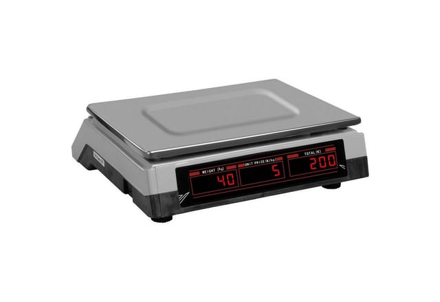 Steinberg Armaturen - Kontrollwaage Ladenwaage Marktwaage 40 Kg 2 G 33,7 X 23,1 X 0,6 Cm