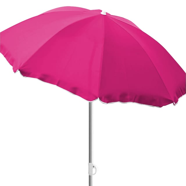 Sonnenschirm Rund Ø1,80m Pink Nylon-dmc180n-pink