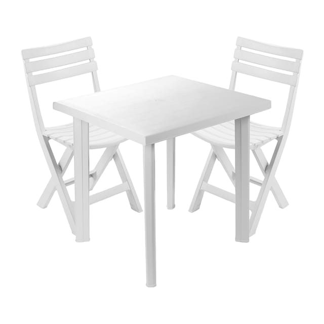 Bistrogarnitur 3-teilig Weiß-mfio036bi+2xmbir80cbi
