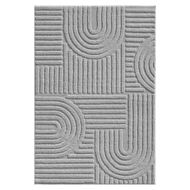 Kurzflorteppich Art (Silber, 150 x 80 cm, 100 % Polypropylen)