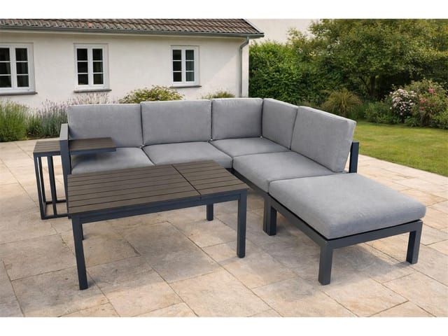 Green Spirit Aluminium Gartenlounge Ecke Set Porto
