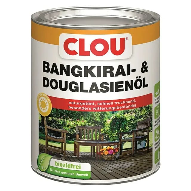 Clou Holzöl bangkiraifarben 750 ml