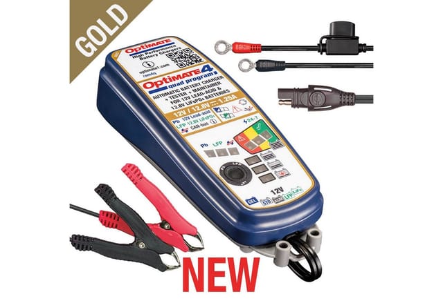 OPTIMATE Batterieladegerät Optimate 4 QUAD PROGRAM Autobatterie-Ladegerät