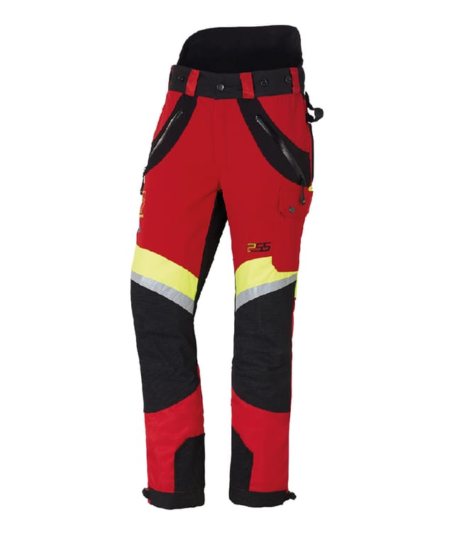 Pss - Schnittschutzhose X-treme Air Rot/gelb Größe 48