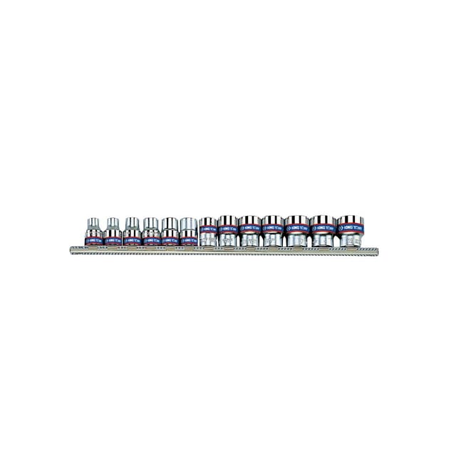 Satz Schräger Steckschlüsseleinsätze 3/8 12-kant 13-teilig 1/4-13/16 - Ky3013sr