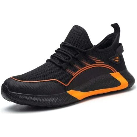 Leichte, Bequeme Und Rutschfeste Sicherheitsschuhe Für Damen Und Herren, Stahlkappen-arbeitsschuhe (orange, Größe 42)