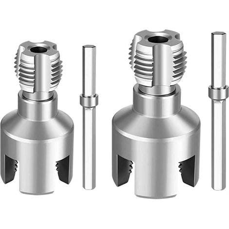 Integriertes Rohrgewindeschneidwerkzeug, Integriertes Innen- Und Außengewindeschneidwerkzeug, Wasserrohrschlüssel, Rohrbohrer, Für 1/2"- Und 3/4"-rohre