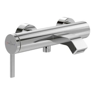 Villeroy&boch - V&b Einhebel-badewannenarmatur Dawn M Umst, Rückflussschutz, Wandmont., Chr