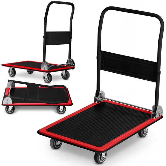 Hm-506 Plattform-transportwagen, Schwarz Und Rot