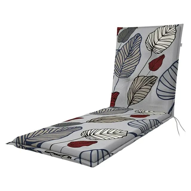 Doppler Liegenauflage Living (L x B x H: 195 x 60 x 6 cm, Kunststoff, Baumwolle, Grau)