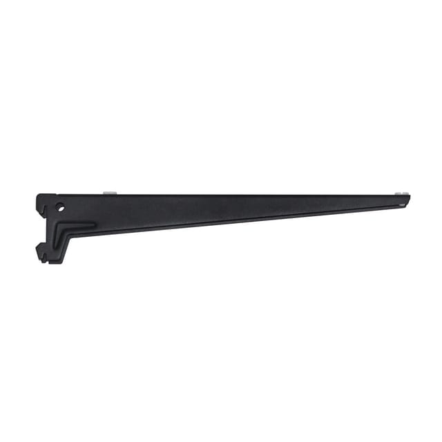 TrendLine Winkelträger 1-reihig/2-reihig schwarz 38 x 5 cm 2 Stück