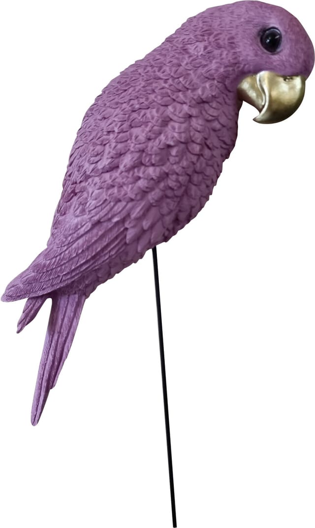 Dekofigur Papagei pink 48 cm pink