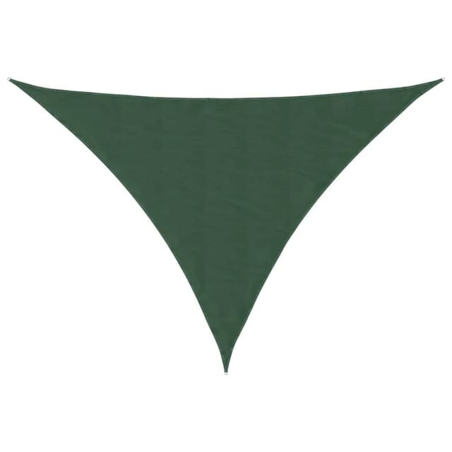vidaXL Sonnensegel Oxford-Gewebe Dreieckig 5x5x6 m Dunkelgrün 135513