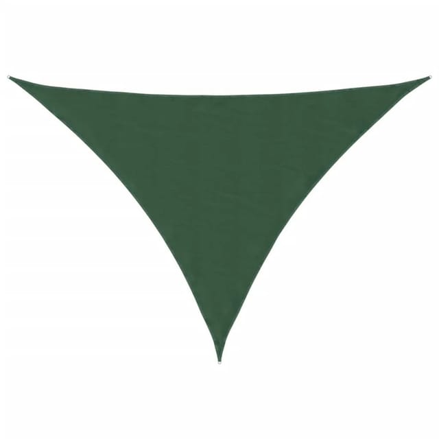 vidaXL Sonnensegel Oxford-Gewebe Dreieckig 3x4x4 m Dunkelgrün 135504